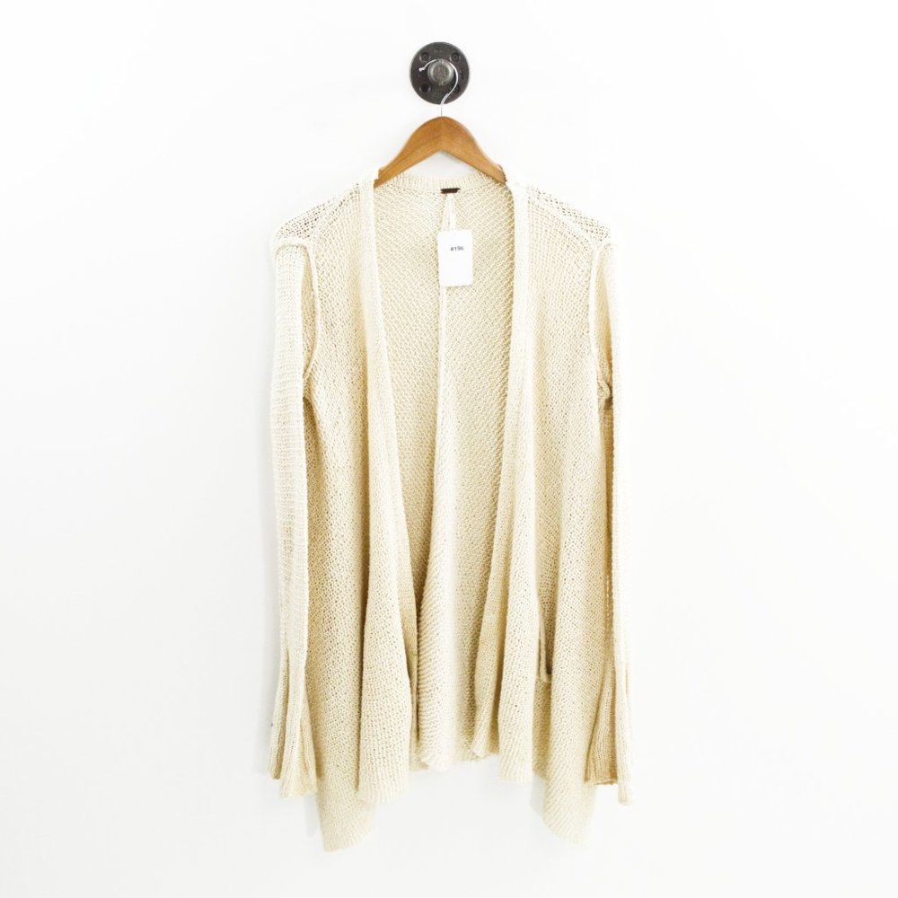 Free People Woven Open Front Cardigan #196-19